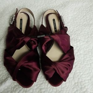 Zara Purple Flats Sz 6.5
